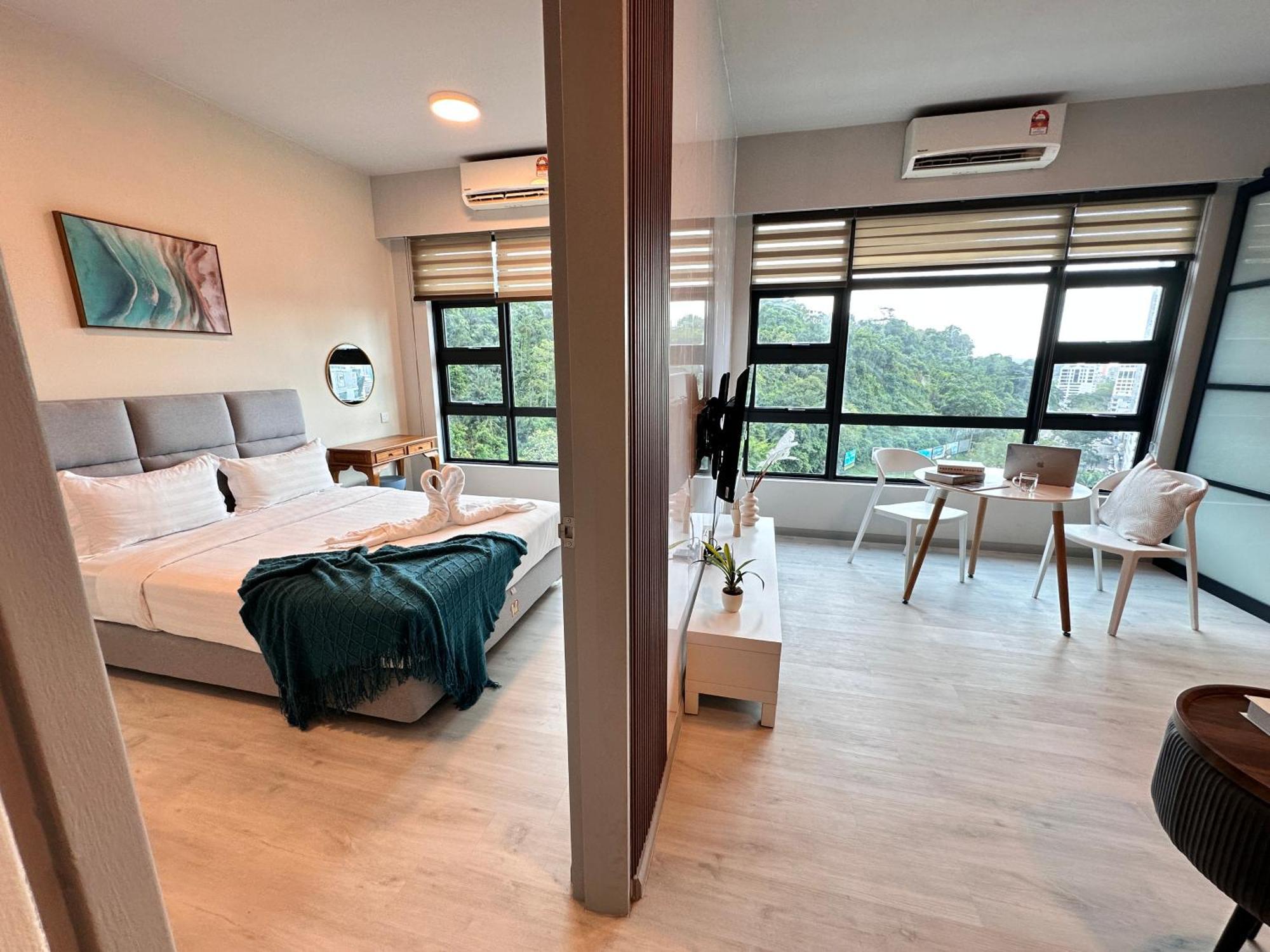 Jq1 Sea & Pool Or City View Wifi I Washing Machine For Some Units I Cuckoo Water Jesselton Quay By R2 Kota Kinabalu Eksteriør bilde