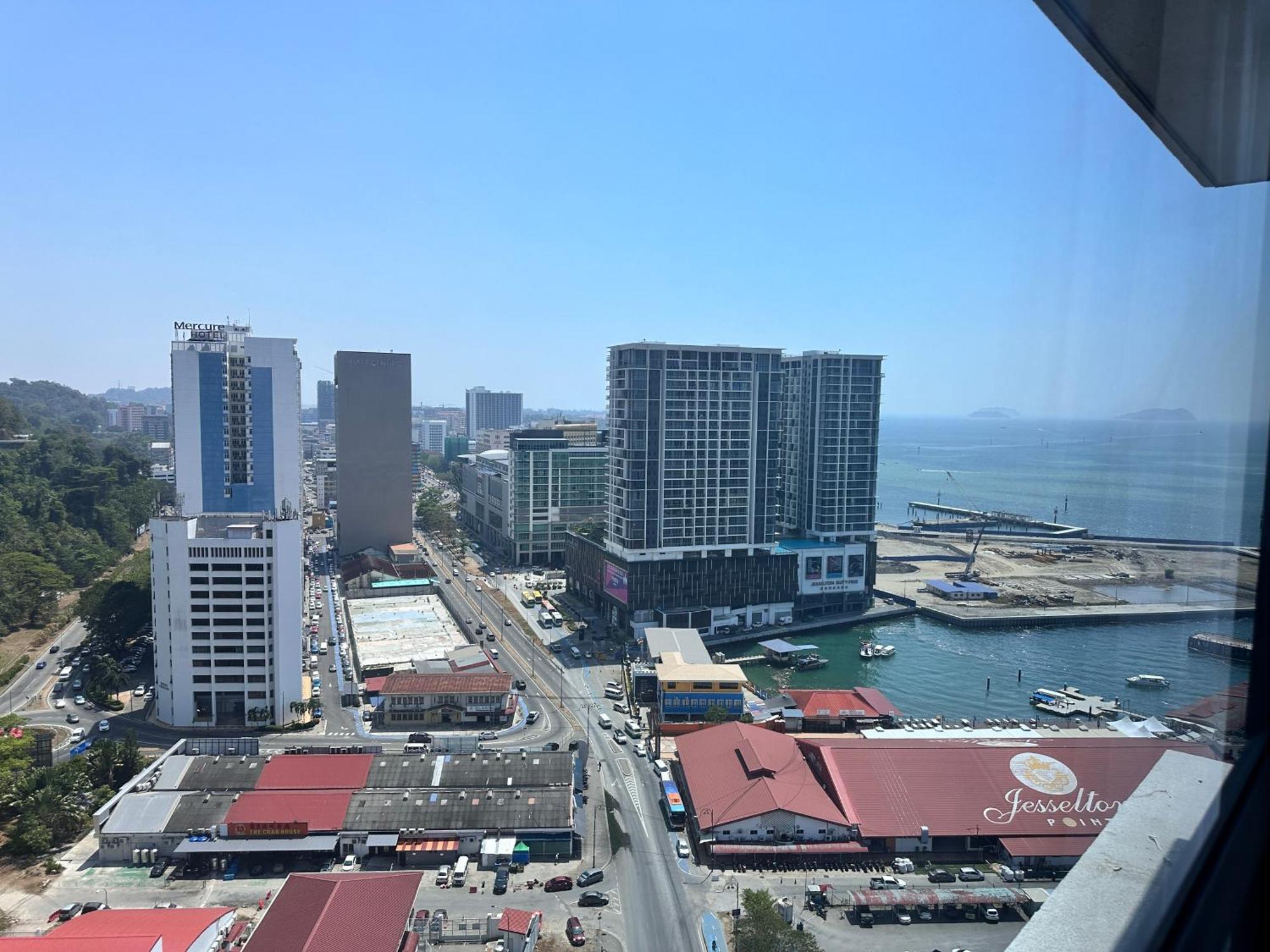 Jq1 Sea & Pool Or City View Wifi I Washing Machine For Some Units I Cuckoo Water Jesselton Quay By R2 Kota Kinabalu Eksteriør bilde