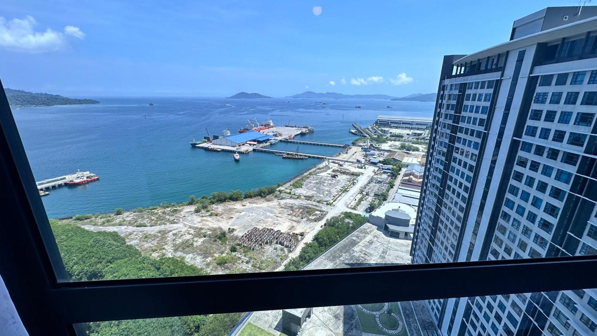 Jq1 Sea & Pool Or City View Wifi I Washing Machine For Some Units I Cuckoo Water Jesselton Quay By R2 Kota Kinabalu Eksteriør bilde